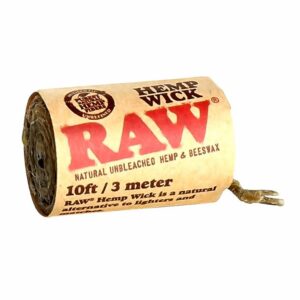 RAW Authentic Hemp Wick - 10ft Roll